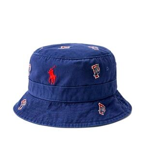 NWT Polo Ralph Lauren P Wing Twill Bucket Hat S/M